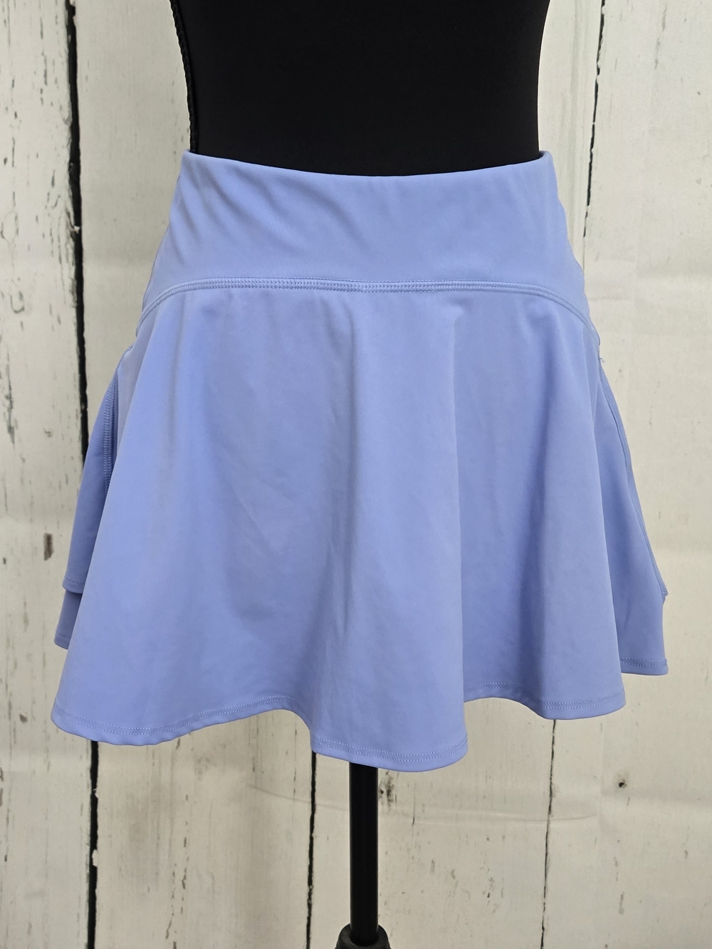 Old Navy Light Blue Flared Skort With Pockets